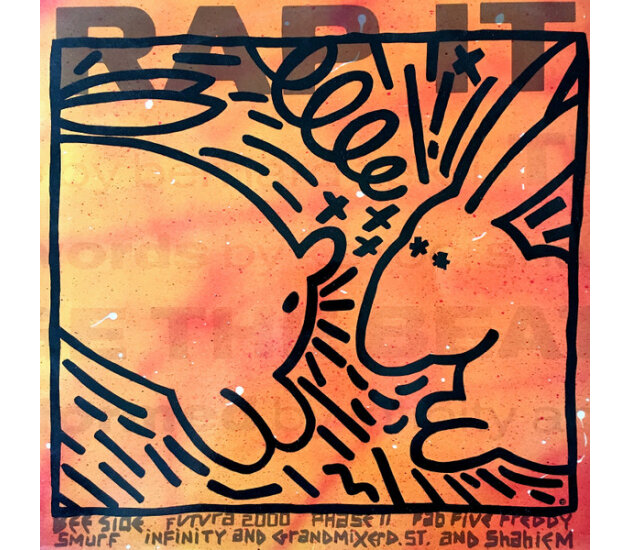 Various - Rap It (LP 1983) Original Dutch Press - Keith Haring & Futura 2000 Artwork