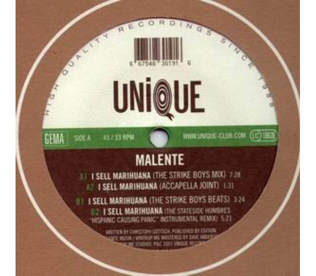 Malente - I Sell Marihuana
