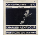 Charles Aznavour Presentatie Lou Van Rees - Concerttournée 1977 (Amsterdam, Den Haag, Rotterdam)