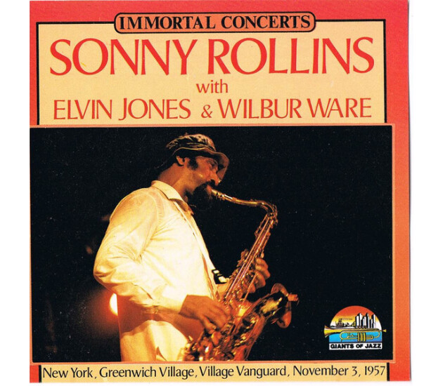 Sonny Rollins With Elvin Jones & Wilbur Ware - New York, Greenwich Village, Village Vanguard, November 3, 1957