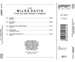 Miles Davis - Live - From His Last Concert In Avignon