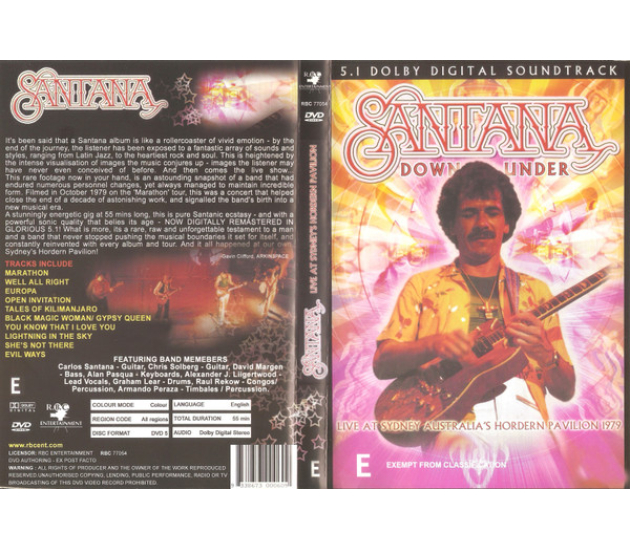 Santana - Down Under (DVD)