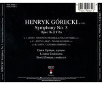 Henryk Górecki / Dawn Upshaw, London Sinfonietta, David Zinman - Symphony No. 3