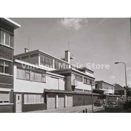 Originele foto 1991, Derde Ambachtsschool (TOS Scheveningen) ontworpen door Jan Duiker 24x18 cm