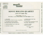 Sonny Rollins – Live In Paris 1963 (CD)