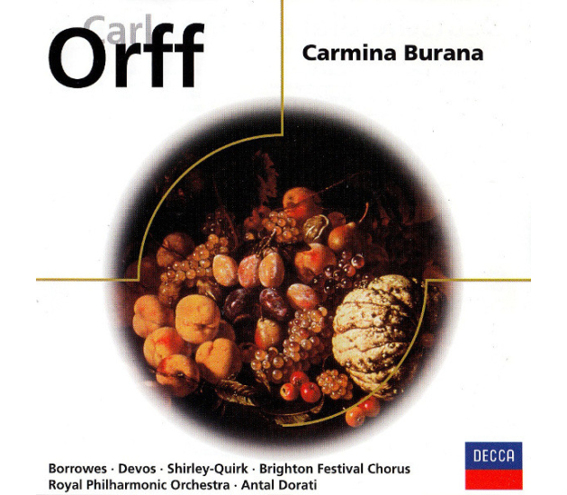Carl Orff, Norma Burrowes, Louis Devos, John Shirley-Quirk, Brighton Festival Chorus, Royal Philharmonic Orchestra, Antal Dorati - Carmina Burana (CD, 1999)