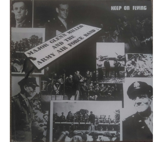 Glenn Miller And The Army Air Force Band - Keep On Flying - LP Blue Vinyl 1978