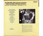 Glenn Miller And His Orchestra - Complete Sunset Serenade Program - Live From The Cafe Rouge - December 27, 1941 - LP