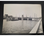 Originele foto Berlagebrug Amsterdam (ca. 1931),  Publieke Werken, groot formaat 27x21cm