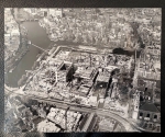 Originele luchtfoto Stopera Amsterdam in aanbouw (ca. 1984–1985) – Aerocamera Hofmeester (1984)
