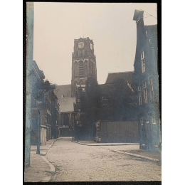 Originele historische foto – Rotterdam, Sint-Laurenskerk (ca. 1900–1920)