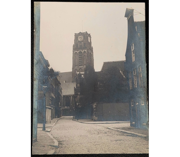 Originele historische foto – Rotterdam, Sint-Laurenskerk (ca. 1900–1920)
