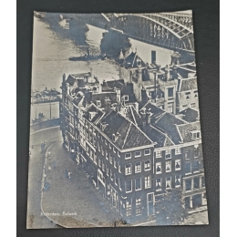 Oude foto Rotterdam Bolwerk ca. 1925–1940 – Willemsbrug – originele vintage afdruk