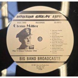 Glenn Miller / Army Air Force Orchestra - The Complete V-Disc Sessions Volume One - LP