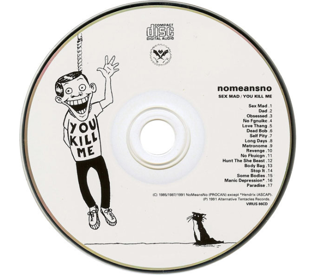 Nomeansno - Sex Mad / You Kill Me (CD, 1991)