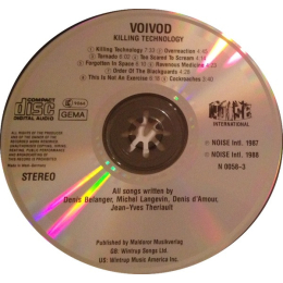 Voïvod – Killing Technology (CD, 1988)