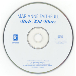 Marianne Faithfull – Rich Kid Blues (CD, 1998)