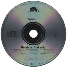 Accept – Restless And Wild (CD, 1992)