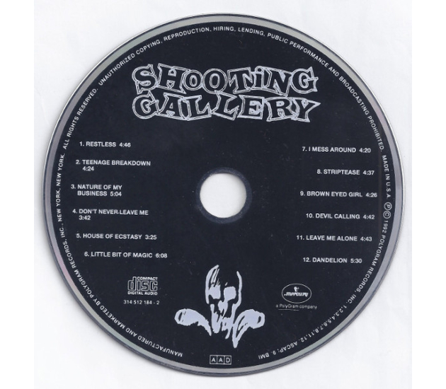 Shooting Gallery – Shooting Gallery (CD, 1992)