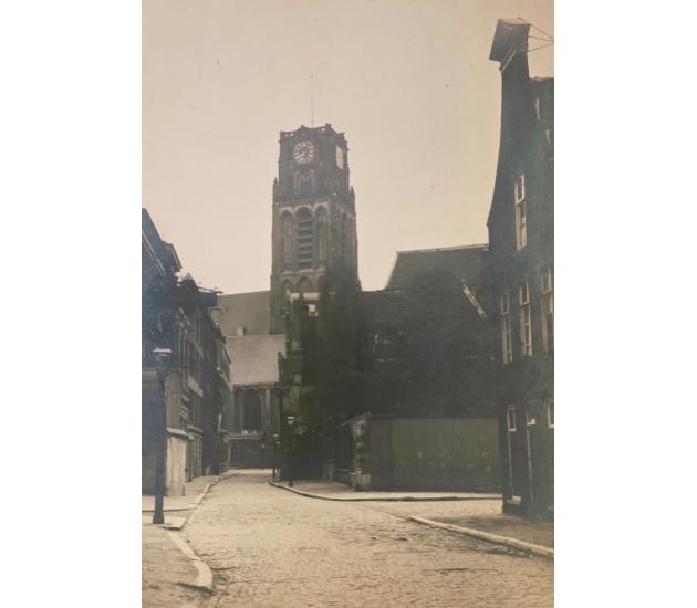 Originele historische foto – Rotterdam, Sint-Laurenskerk (ca. 1900–1920)
