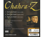 Chahra-Z - Don't You Know (CD, 2004)