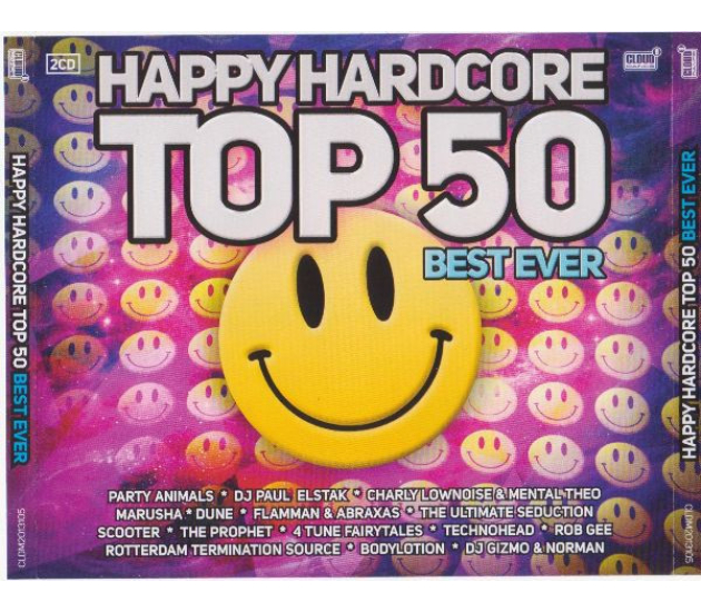 Various - Happy Hardcore Top 50 Best Ever (2xCD, 2013)
