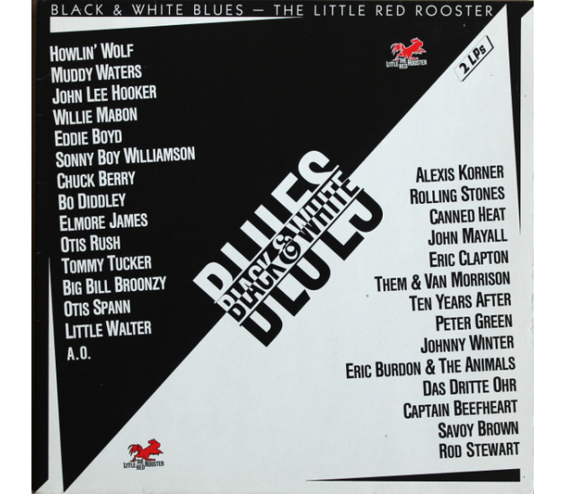 Various - Black & White Blues - The Little Red Rooster (LP 1981)