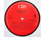 Barbra Streisand - One Voice (LP, 1987)