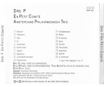 Drs. P, Amsterdams Philharmonisch Trio - En Petit Comité (CD, 1992)