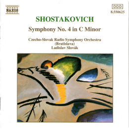 Dmitri Shostakovich, Slovak Radio Symphony Orchestra, Ladislav Slovák - Symphony No. 4 In C Minor (CD)
