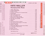 Fats Waller - Honeysuckle Rose (CD, 1989)