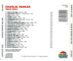 Charlie Parker - 1945 - 1953 (CD, 1996)