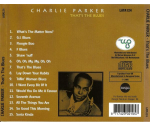 Charlie Parker - That's The Blues (CD 2005)