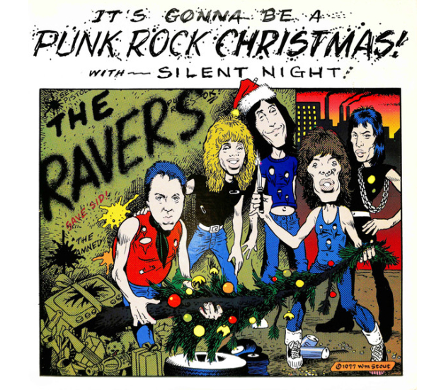 The Ravers vs The Ravers – Punk Rock Christmas / Silent Night (Coloured LP, 1978)