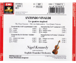 Antonio Vivaldi - Nigel Kennedy, English Chamber Orchestra - The Four Seasons  (Le Quattro Stagioni · Die Vier Jahreszeiten · Les Quatre Saisons) (CD, 1989)