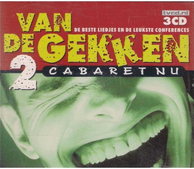Various - Van De Gekken 2 - Cabaret Nu (De Beste Liedjes En De Leukste Conferences) (3xCD, 2001)