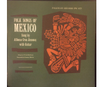 Alfonso Cruz Jimenez - Folk Songs Of Mexico (LP 1959 Mexico)