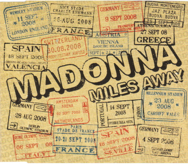 Madonna – Miles Away (CD, Single, 2008)