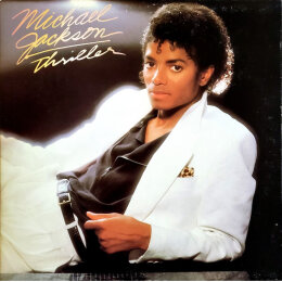 Michael Jackson - Thriller (LP 1982) CBS Promo Only Sticker on Back