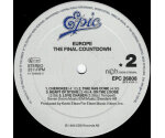 Europe  - The Final Countdown (LP 1986) CBS Promo Only Sticker on Back