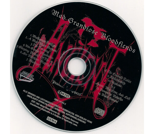 Ancient – Mad Grandiose Bloodfiends (CD, 1997)