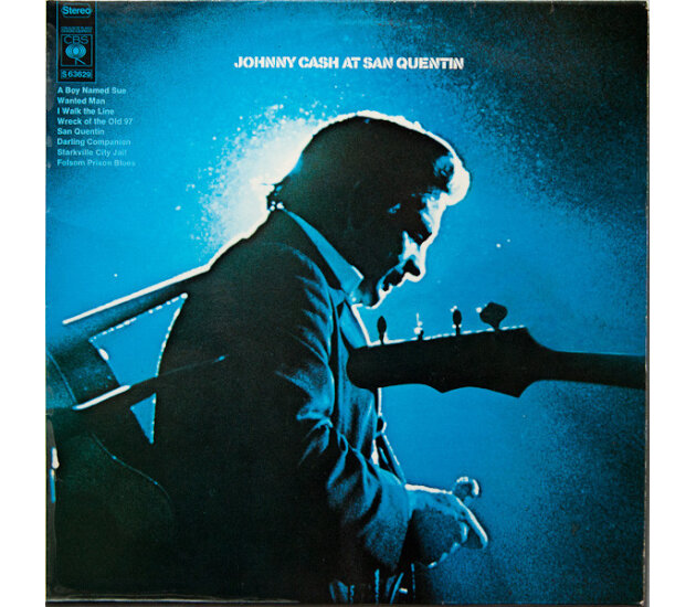 Johnny Cash - Johnny Cash At San Quentin (LP, 1969)