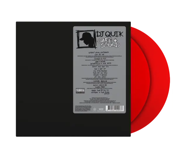 DJ Quik – Safe + Sound (LP, Numbered, 30th Anniversary Edition, Red Translucent, 2025)