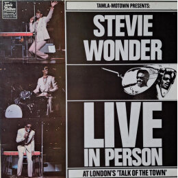 Stevie Wonder - Live In Person, At London's 'The Talk Of The Town' (LP, 1970)