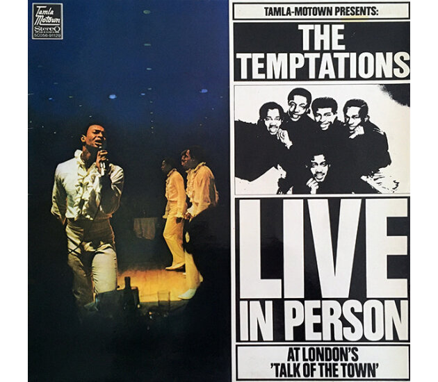 Temptations, The - Live In Person At London's Talk Of Town (LP, 1970)