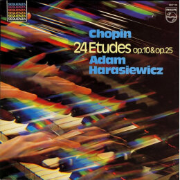 Frédéric Chopin - Adam Harasiewicz - 24 Etudes Op. 10 & Op. 25 (LP, 1982)