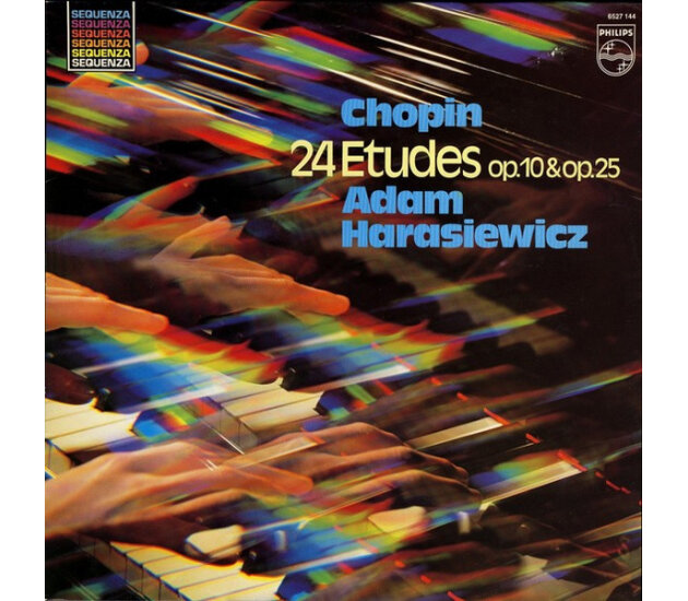 Frédéric Chopin - Adam Harasiewicz - 24 Etudes Op. 10 & Op. 25 (LP, 1982)