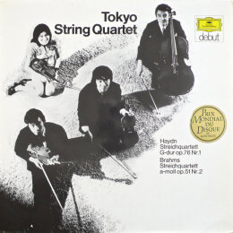Tokyo String Quartet - Joseph Haydn / Johannes Brahms - Streichquartett G-dur Op. 76 Nr. 1 / Streichquartett a-moll Op. 51 Nr. 2 (LP, 1971)