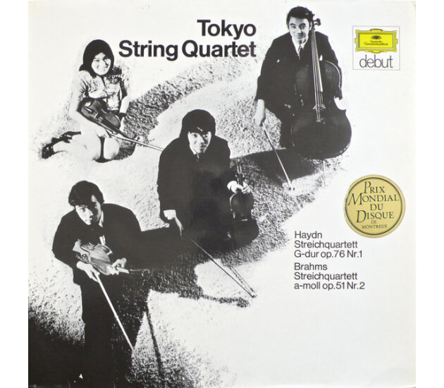 Tokyo String Quartet - Joseph Haydn / Johannes Brahms - Streichquartett G-dur Op. 76 Nr. 1 / Streichquartett a-moll Op. 51 Nr. 2 (LP, 1971)