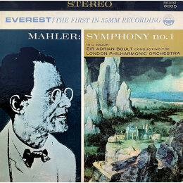 Gustav Mahler, Sir Adrian Boult Conducting The London Philharmonic Orchestra - Symphony No. 1 In D Major (LP)